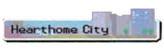 A drop-down heading reading "Hearthome City"