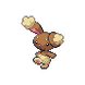 Sprite art of the Pokemon Buneary.