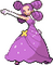 Battle sprite art of Gym Leader Fantina.