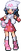 Battle sprite art of Trainer Dawn.